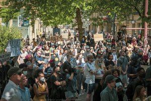 Black Lives Matter Protest, Manchester — Jake Hardy, Contemporary Realism