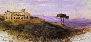 A View In The Roman Compagna — Edward Lear