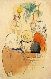 At The Table — George Grosz, Dadaism