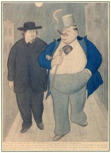 Rossetti In His Worldlier Daysleaving The Arundel Club With George Augustus Sala — Sir Max Beerbohm