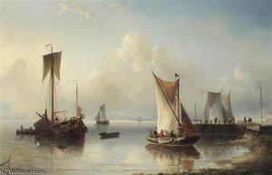 Shipping Near The Shore — Nicolaas Riegen