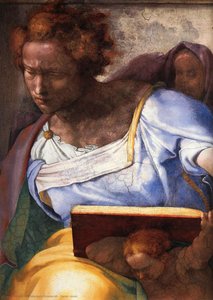 Daniel (detail) — Michelangelo Buonarroti