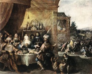 Feast Of Esther — Frans Francken El Joven