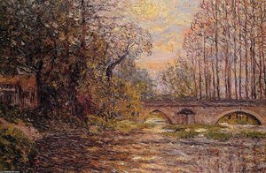 Sunset On The Loire — Maxime Emile Louis Maufra