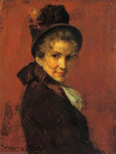 Portrait Of A Woman — William Merritt Chase, Impressionism