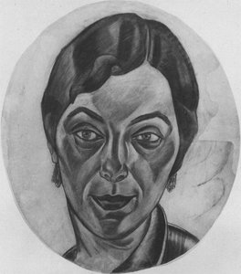 Portrait Of A Woman — Aleksandr Deyneka