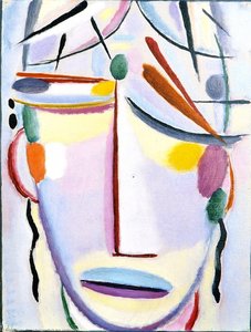 Savior's Face: Pain — Alexej Von Jawlensky, Expressionism