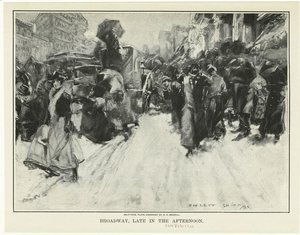 Broadway, Late In The Afternoon — Everett Shinn