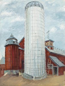 Farm In New England — Mstislav Dobuzhinsky