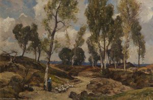 Autumn Near Hemmell — Herbert Edwin Pelham Hughes Stanton