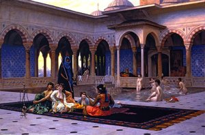 The Terrace Of The Seraglio — Jean-léon Gérôme