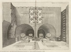 Illustration of Egyptian crypt