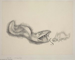 Serpent's Prey — Paul Klee, Expressionism