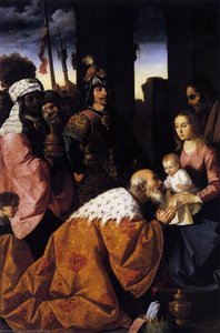 Verehrung Der Könige — Francisco De Zurbarán, Baroque Style