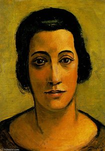 Portrait Of Madame Carco, Kunstmuseum, Zurich — André Derain, Fauvism