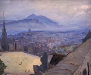 View Of Edinburgh From The Castle — Sir John Lavery