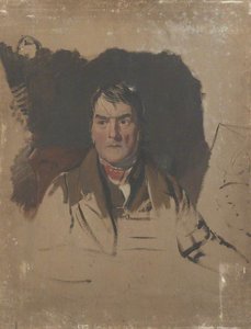 Portrait Of A Man (unfinished) — George Sheffield Senior