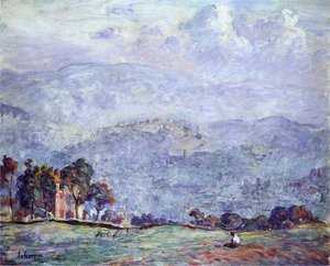 A Woman In A Landscape — Henri Lebasque
