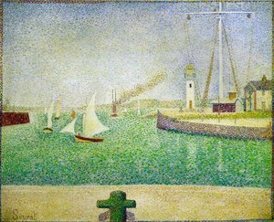 Port Of Honfleur — Georges Seurat