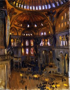Sketch Of Santa Sophia — John Singer Sargent