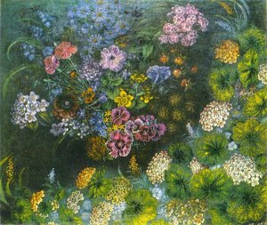 Still life ''Flowers with nuts''
