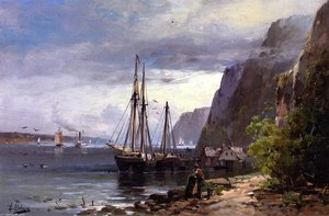 View Of Palisades On The Hudson — Andrew Melrose