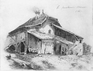 Peasants Hut — Fyodor Alexandrovich Vasilyev