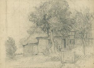 Compositional Study For 'clark's Cottage — Sir George Clausen