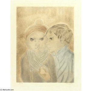 Deux Enfants — Léonard Tsuguharu Foujita
