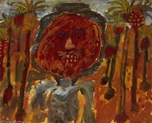 Arab With Palms — Jean Philippe Arthur Dubuffet