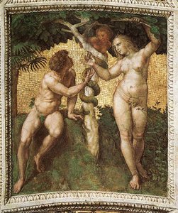 Adam And Eve (ceiling Panel) — Raphael, High Renaissance