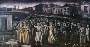 Religious Holiday In Kartli (central Georgia) — Niko Pirosmani