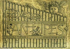 Cover Design Of 'pan-pipes' — Walter Crane