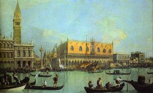 A View Of The Ducal Palace In Venice — Canaletto