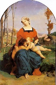 The Virgin, The Infant Jesus And St John — Jean-léon Gérôme