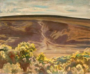 Exmoor With Gorse — Sir Alfred James Munnings, Impressionism