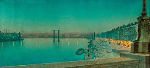 Night Scene, Rouen — John Atkinson Grimshaw