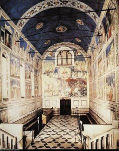 The Chapel Viewed Towards The Entrance — Giotto Di Bondone
