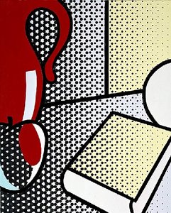 Still Life Mit Roten Krug — Roy Lichtenstein