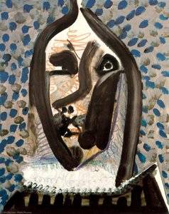 Tête D'homme 1 — Pablo Picasso, Cubism