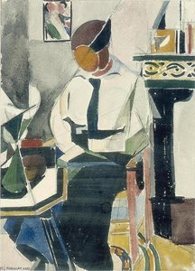 Lena In Interieur — Theo Van Doesburg