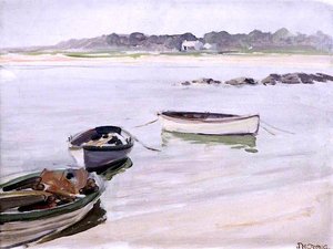 Grey Day, Cushendun — James Humbert Craig