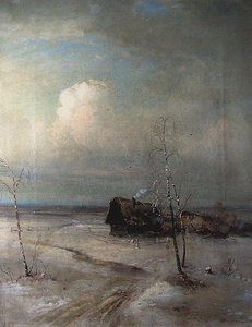 Early Spring — Alexei Kondratyevich Savrasov, Russian Mood Painting