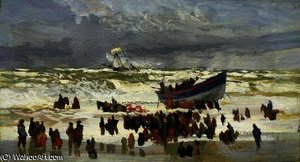 The Launch Of The Life Boat — William Lionel Wyllie