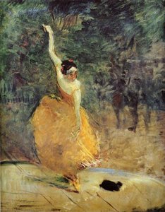 The Spanish Dancer — Henri De Toulouse-lautrec