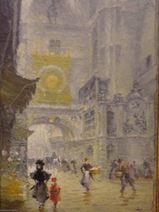 La rue du Gros Horloge, Rouen