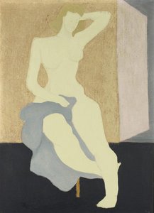 Nude With Blue Cloth — Milton Avery
