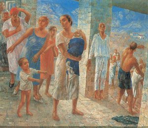 Earthquake In The Crimea — Kuzma Petrov-vodkin