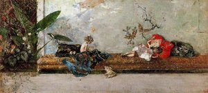 The Children Of The Painter In The Japanese Room — Mariano Fortuny