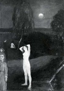 Full Orbed Moon, (painting) — Arthur B. Davies